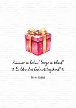 Geburtstag